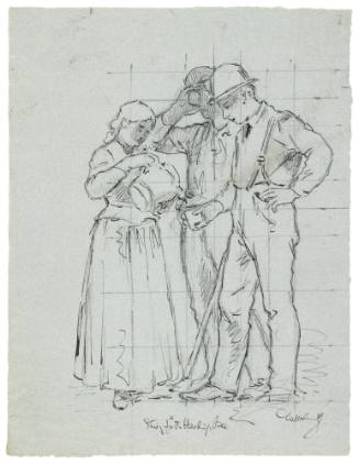 Study for Husking Bee (1890)