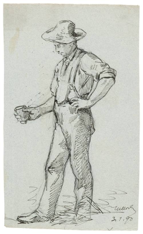 Study for Husking Bee (1890)