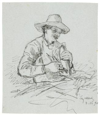 Study for Husking Bee (1890)