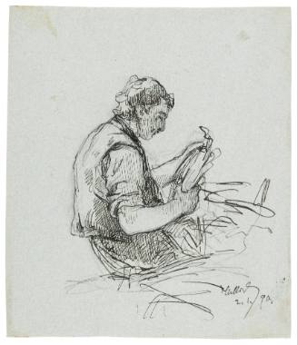 Study for Husking Bee (1890)
