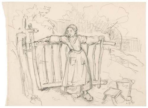 Study for The Milking Hour (1897)