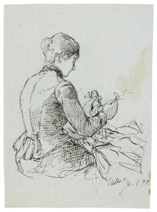 Study for Husking Bee (1890)