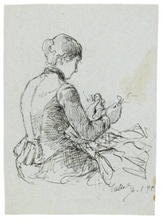 Study for Husking Bee (1890)