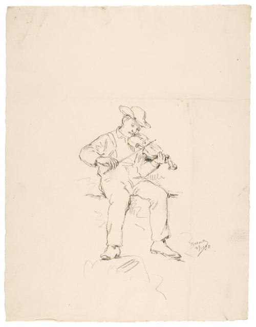 Study for Husking Bee (1890)