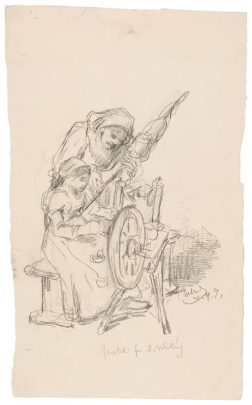 Study for The Spinning Lesson