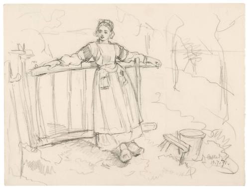 Study for The Milking Hour (1897)