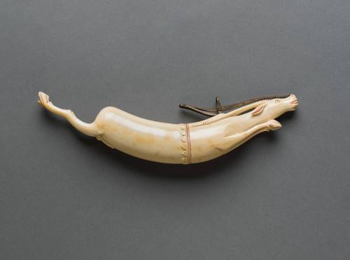 Powder Flask in the Shape of an Antelope