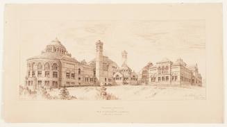 Proposed Additions to the Cincinnati Art Museum (from North East)