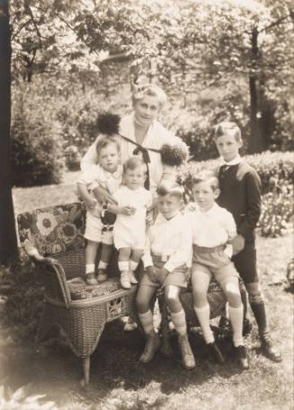 Mrs. Henry Yeiser and Her Grandchildren