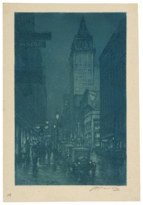 E. 4th Street at Night