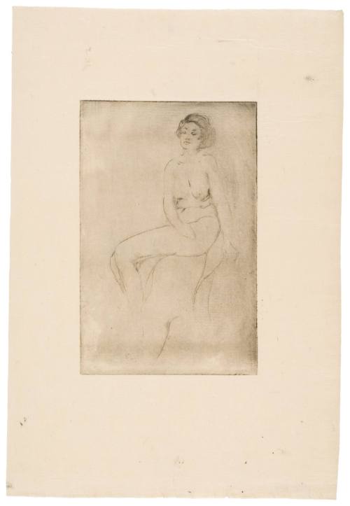 Seated Female Nude