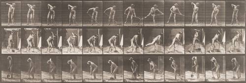 Farmer, Using a Long-Handled Shovel