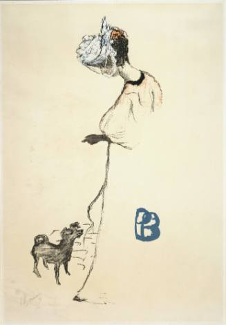 Poster for the "Salon des Cent" [L'Affiche pour  "Salon des Cent']