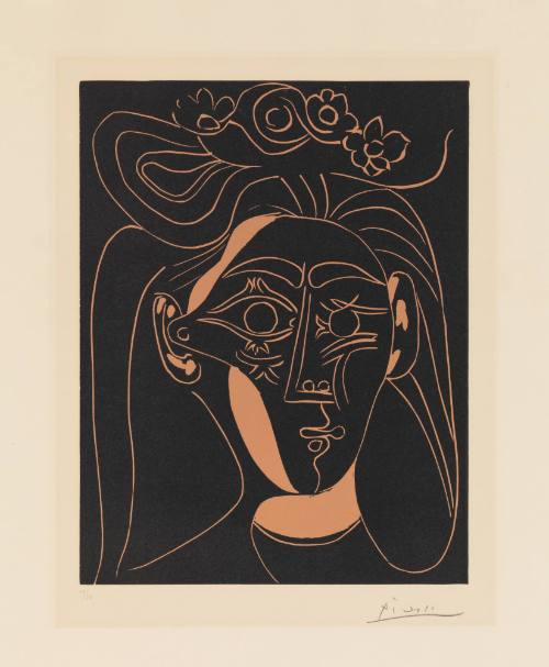 Woman with Flowered Hat (Femme au chapeau à fleurs)