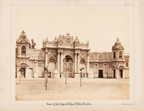 Entrance of the Imperial Palace Dolma-Bagtche on the Bosphorus