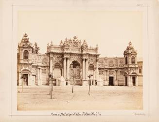 Entrance of the Imperial Palace Dolma-Bagtche on the Bosphorus