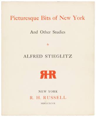 Picturesque Bits of New York and Other Studies