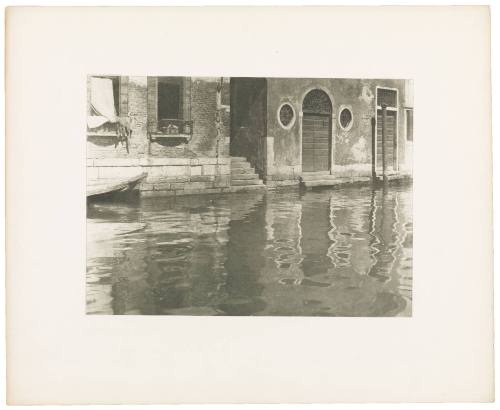 Reflections — Venice from the portfolio Picturesque Bits of New York and Other Studies