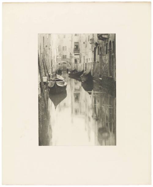 A Venetian Canal from the portfolio Picturesque Bits of New York and Other Studies