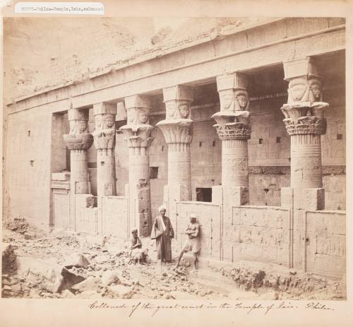 Philae. Colonnade of the Great Court of the Temple of Isis