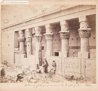 Philae. Colonnade of the Great Court of the Temple of Isis