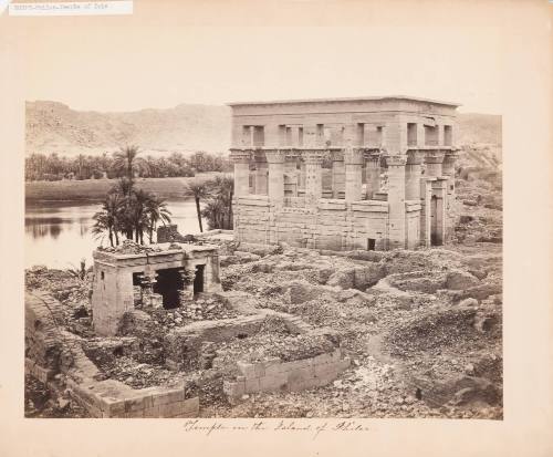 Philae. The Hypaethral Temple, Commonly Called Pharoah's Bed, and Small Chapel