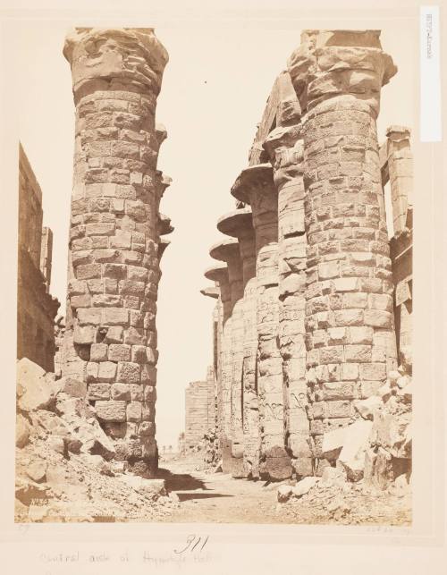 Central Aisle of the Hypostyle Hall, the Great Temple of Amon, Karnak, Egypt