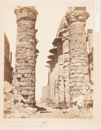 Central Aisle of the Hypostyle Hall, the Great Temple of Amon, Karnak, Egypt