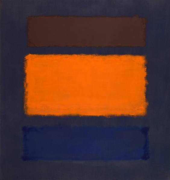 Brown, Orange, Blue on Maroon – Objects – Cincinnati Art Museum