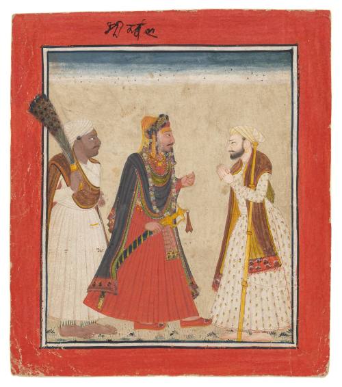 Raja Shamser Sen of Mandi on His Wedding Day