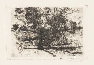 Landscape with Footbridge