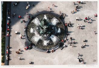 Tyler-Davidson Fountain, 1871, from the Roof of Dubois Tower, Constructed 99 Years Later