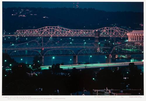 6 Roadways and 2 Railways Across the Ohio River