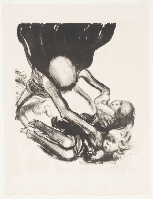Death Grasps at a Group of Children (Tod greift in Kinderschar)
