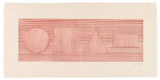 Four Part Combination of 6 Geometric Figures in Four Colors I