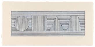 Four Part Combination of 6 Geometric Figures in Four Colors II