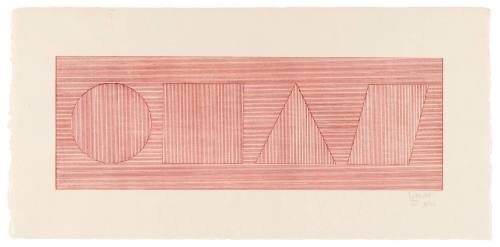 Four Part Combination of 6 Geometric Figures in Four Colors III