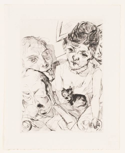 Evening (Self-Portrait with the Battenbergs) [Der Abend (Selbstbildnis mit den Battenberg)]