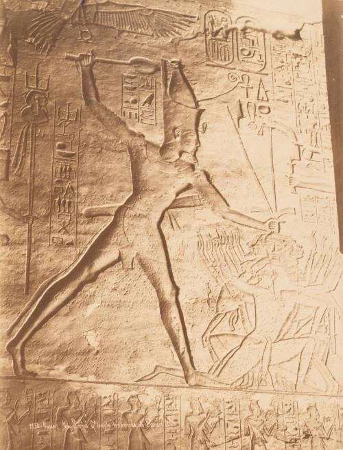 Relief of Ramses II in Abu Simbel