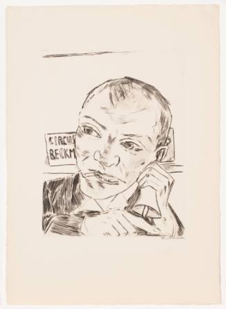The Barker (Self-Portrait Circus Beckmann)