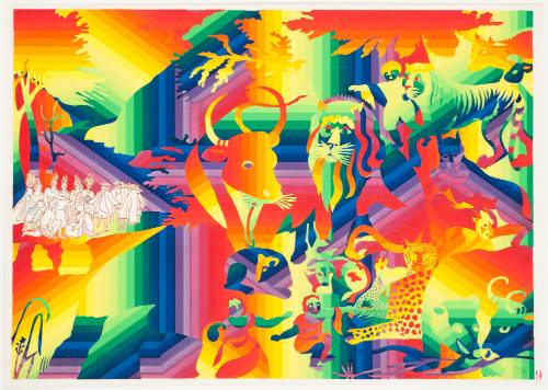 The Peaceable Kingdom with the Leopard of Serenity