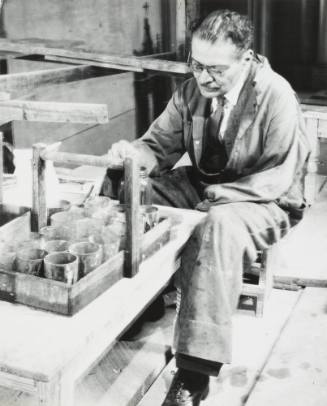 Jose Clemente Orozco Mixing Paint