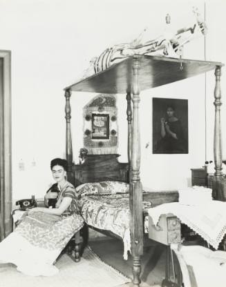 Frida Kahlo and Her Pet Baby Goat