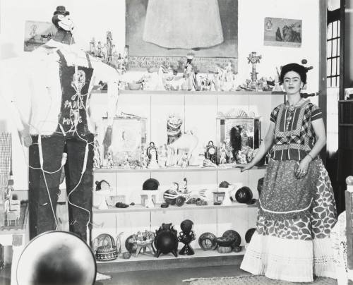 Frida Kahlo in Her Sitting Room