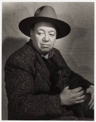 Diego Rivera and His Favorite Dog