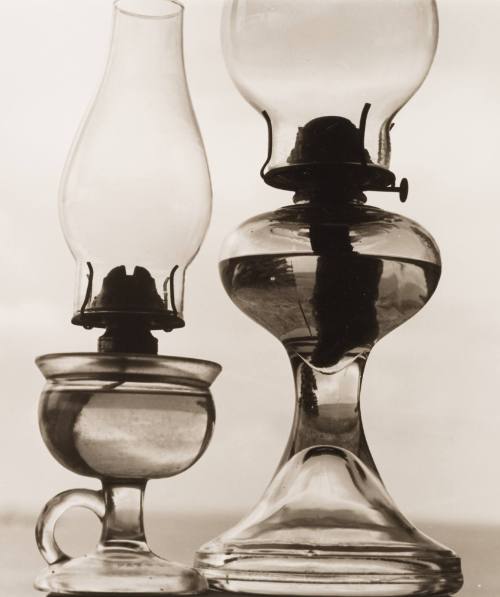 Two Oil Lamps on Porch (Turkish Belly Dancers)