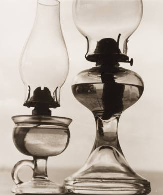 Two Oil Lamps on Porch (Turkish Belly Dancers)