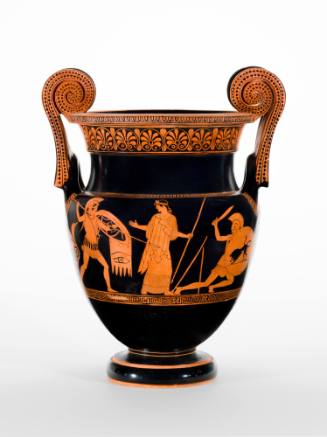 Red-Figure Volute Krater with Battle Scene