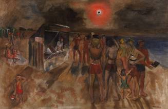 Eclipse at the Seashore