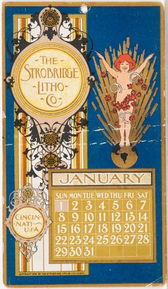 Calendar Card / January 1899